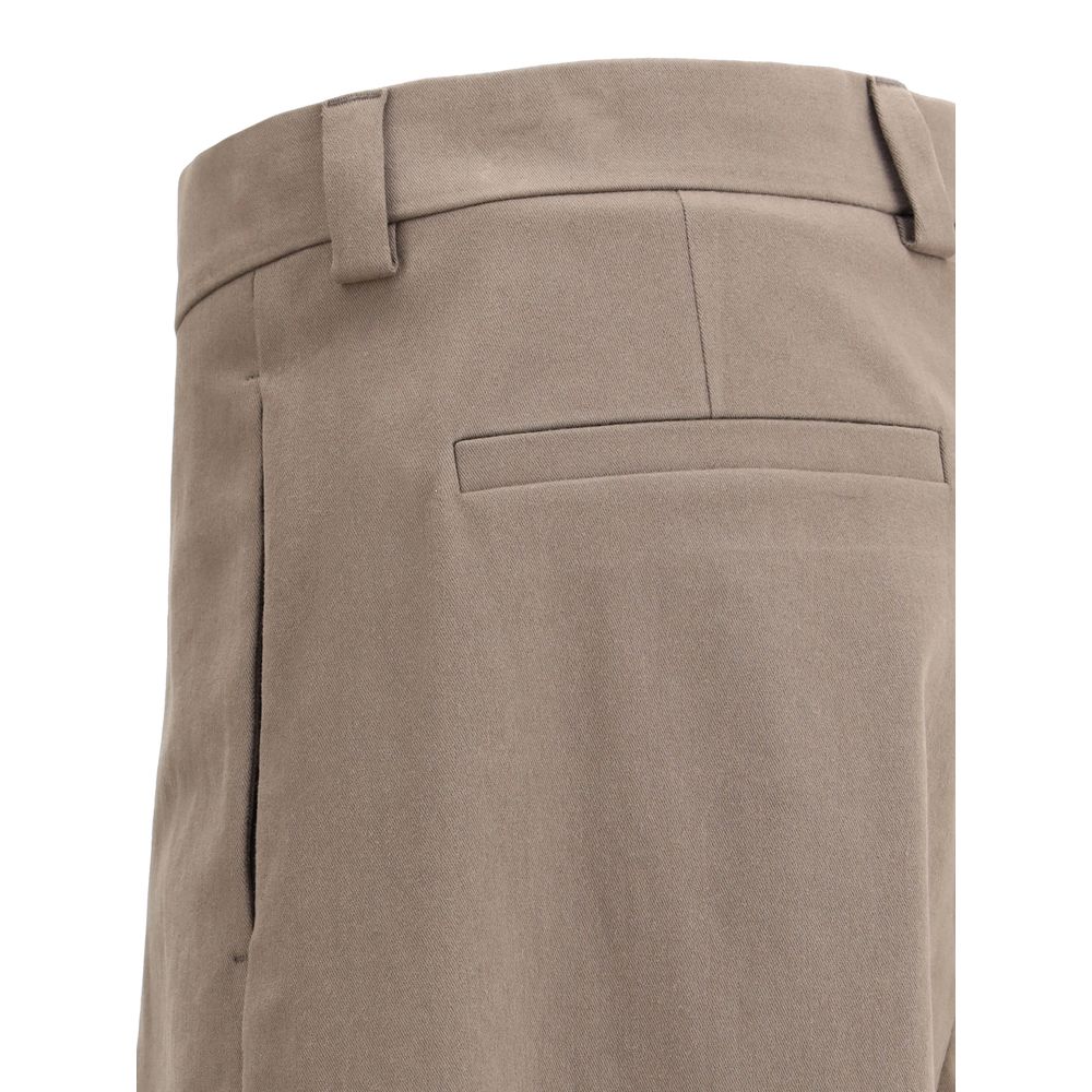 Ferragamo Cotton Wide Leg Pants