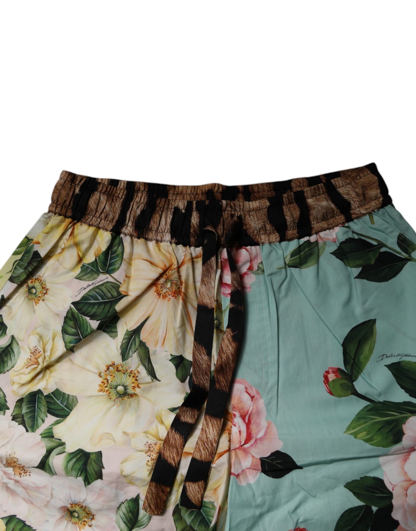Dolce & Gabbana – Bermudashorts für Herren mit mehrfarbigem Blumendruck
