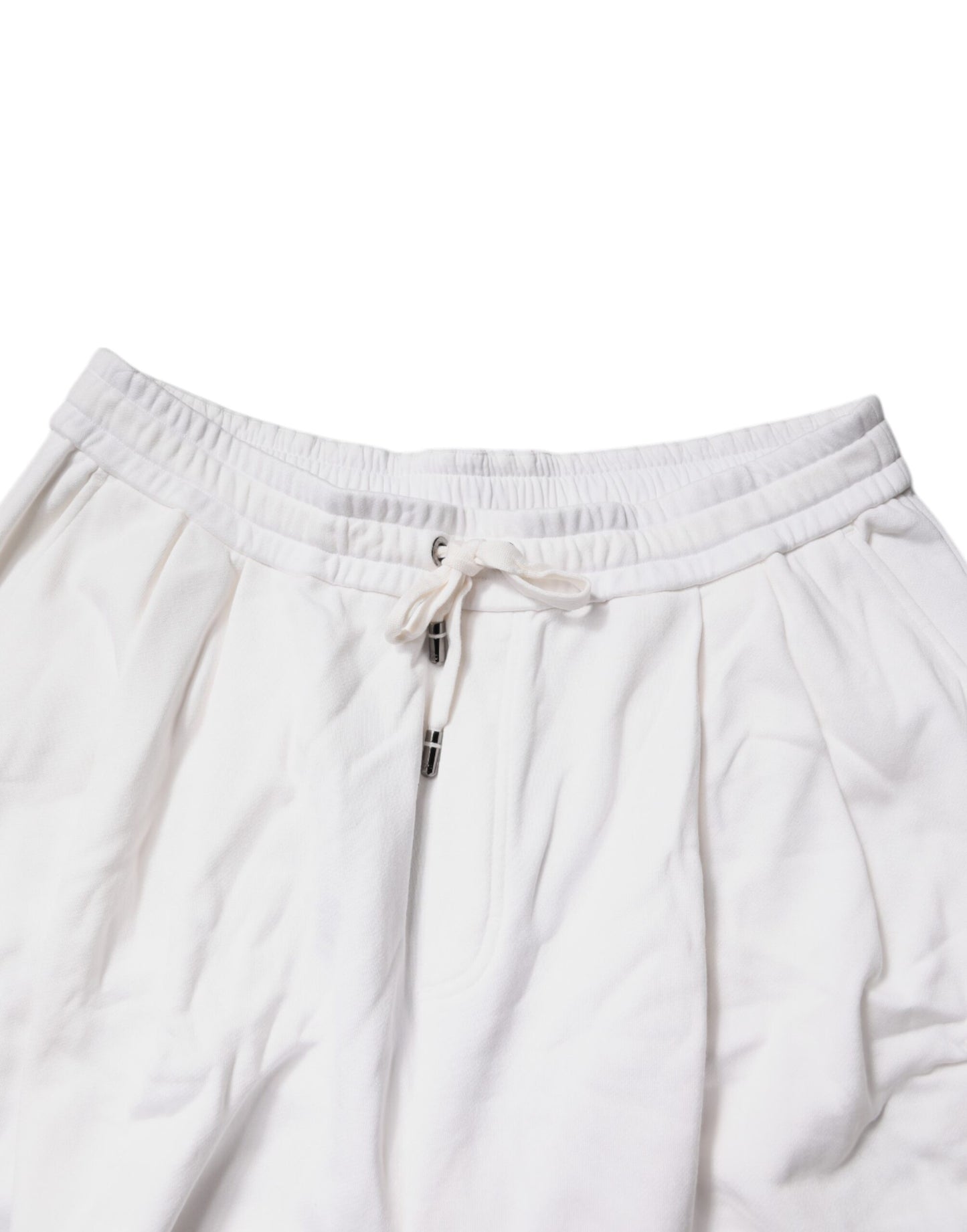 Dolce & Gabbana – Weiße Cargo-Bermudashorts aus Baumwolle