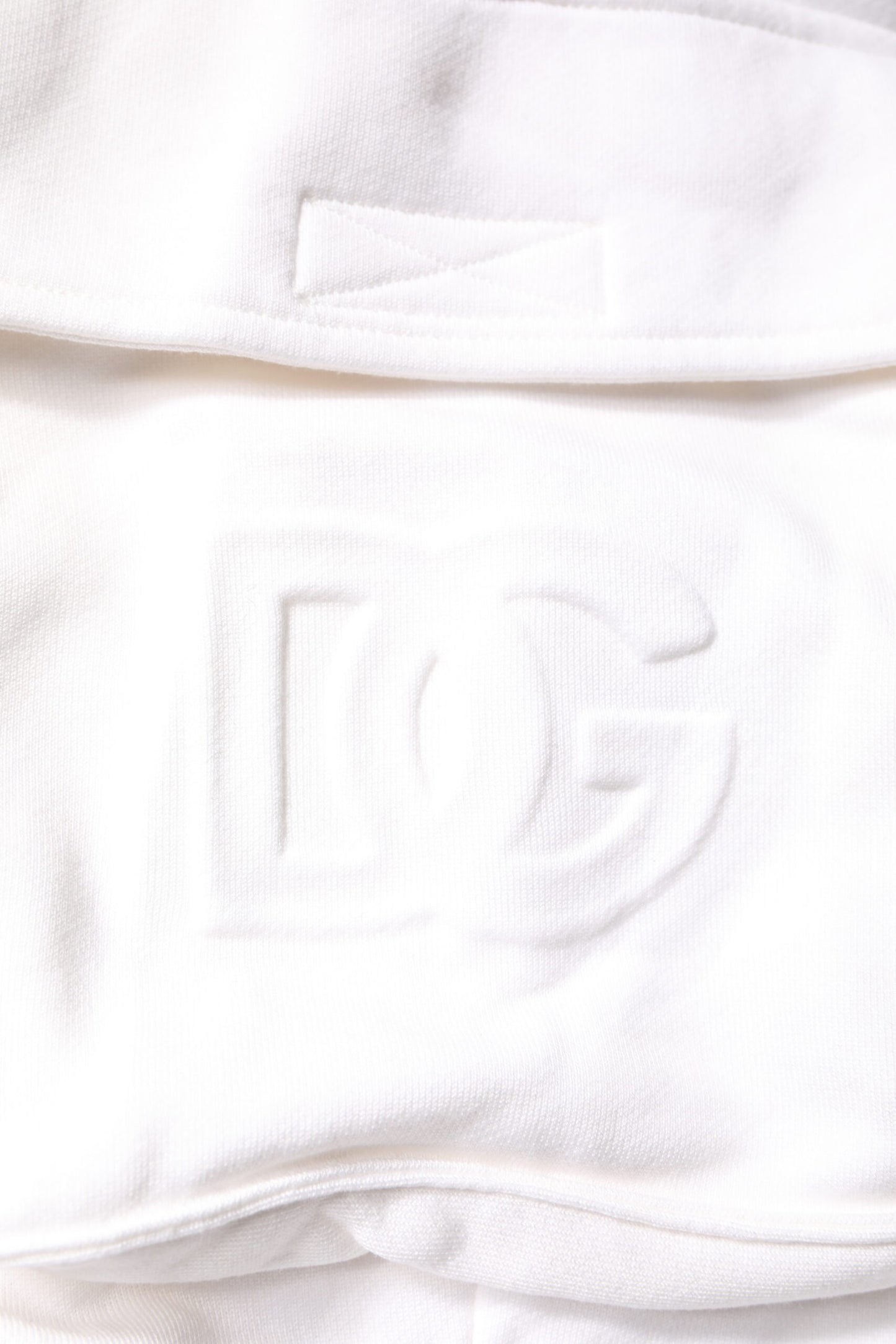 Dolce & Gabbana – Weiße Cargo-Bermudashorts aus Baumwolle
