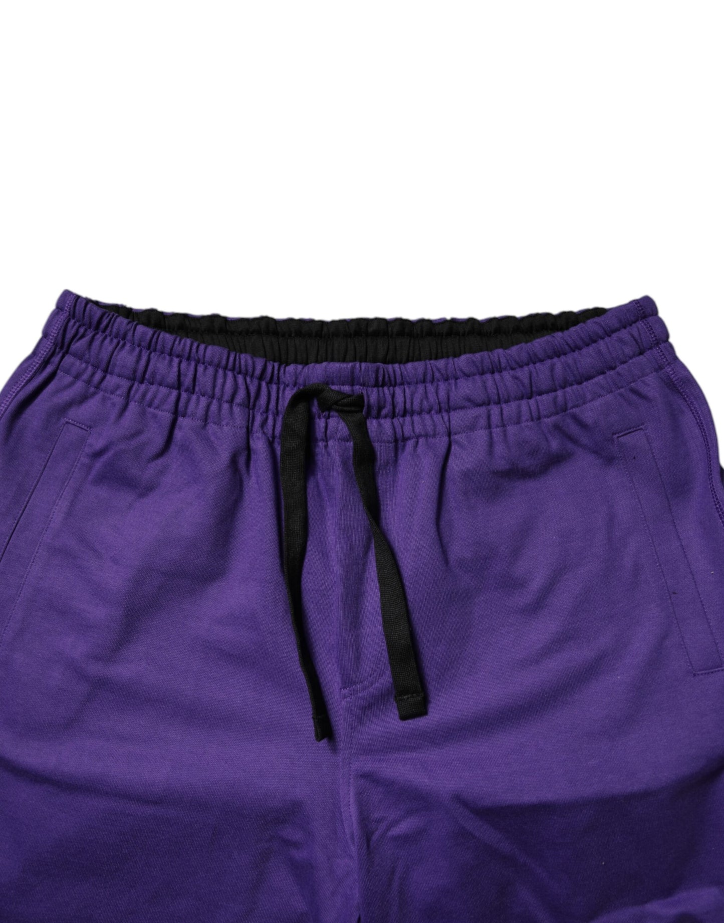 Dolce & Gabbana Lila Baumwolle Herren Bermuda Sweatshorts Shorts