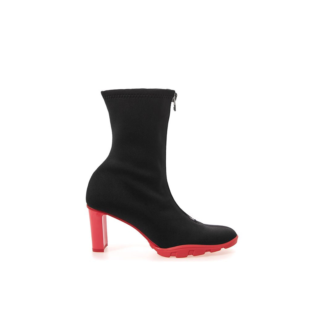 Alexander McQueen – Schwarzer Neoprenstiefel