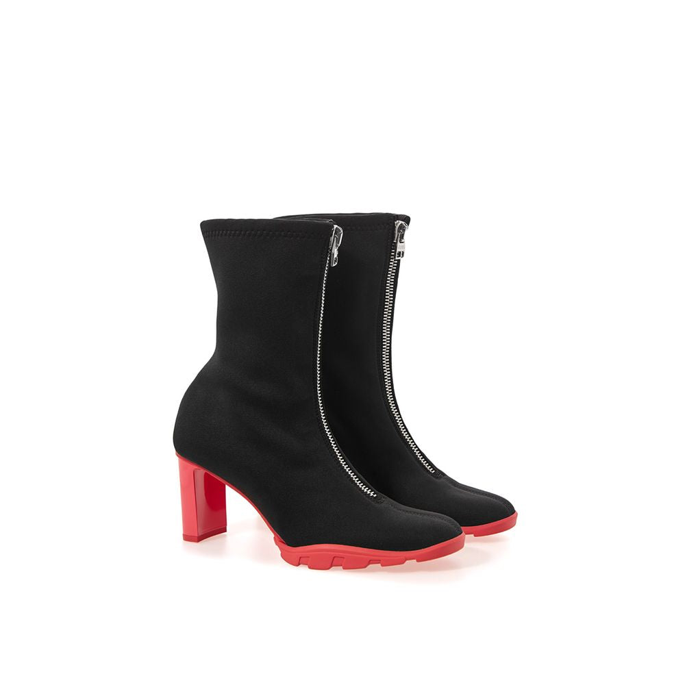 Alexander McQueen – Schwarzer Neoprenstiefel