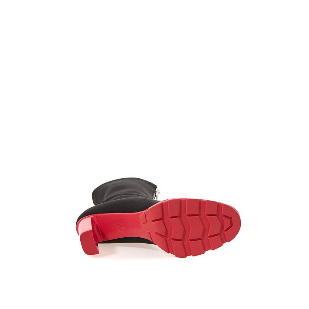 Alexander McQueen – Schwarzer Neoprenstiefel