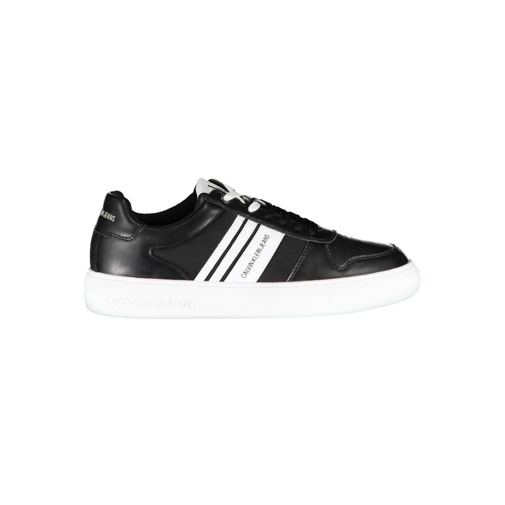 Calvin Klein Herren-Sneaker aus Polyester, Schwarz