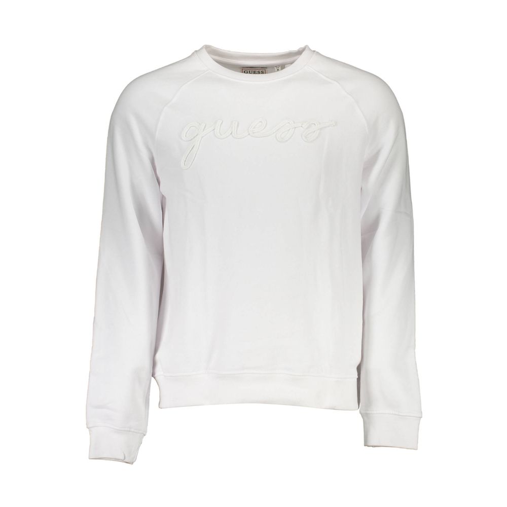 Guess Jeans – Unisex-Sweatshirt aus weißer Baumwolle