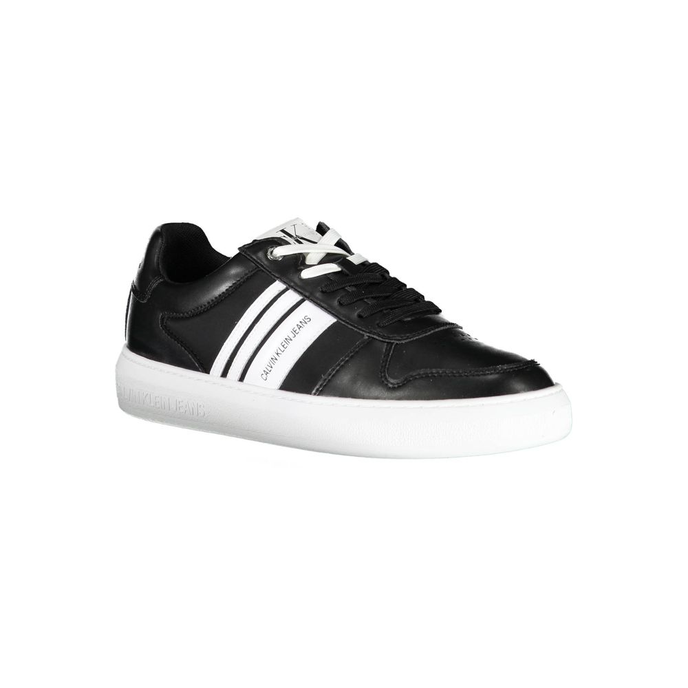 Calvin Klein Herren-Sneaker aus Polyester, Schwarz
