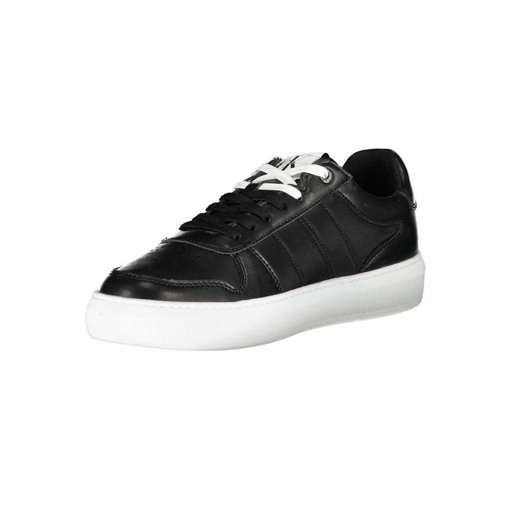 Calvin Klein Herren-Sneaker aus Polyester, Schwarz