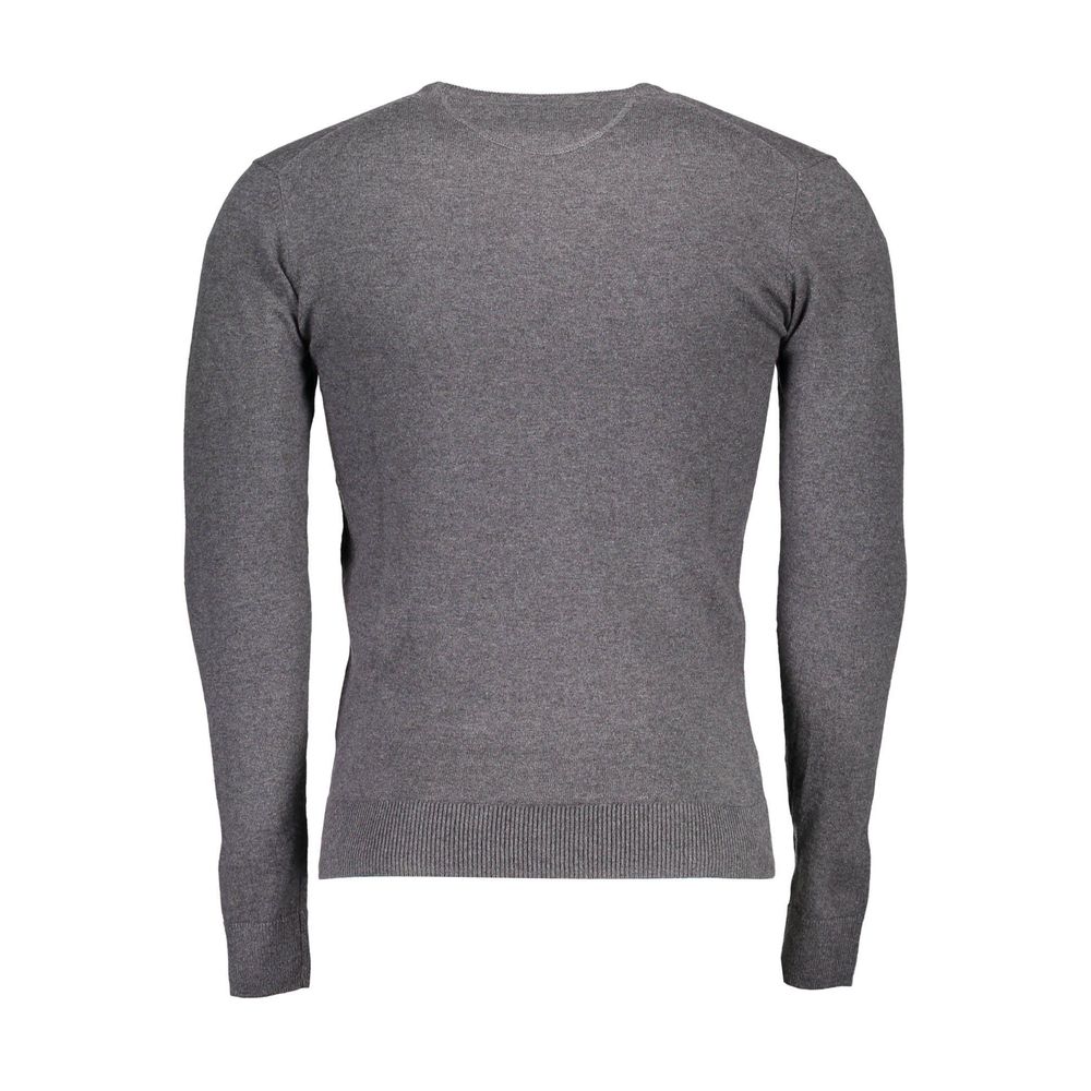 US POLO ASSN. Grauer Baumwollpullover für Herren