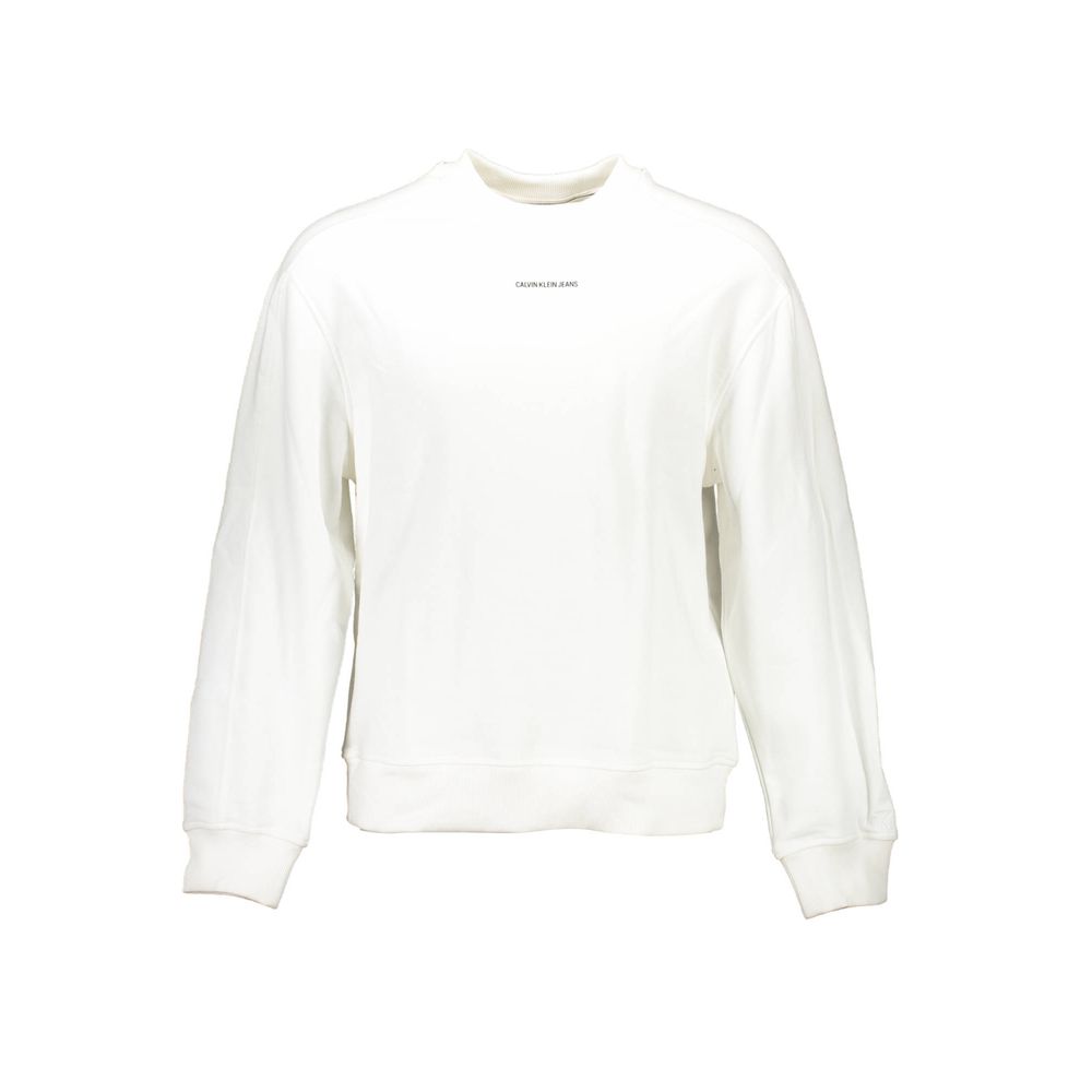 Calvin Klein Unisex-Sweatshirt aus weißer Baumwolle