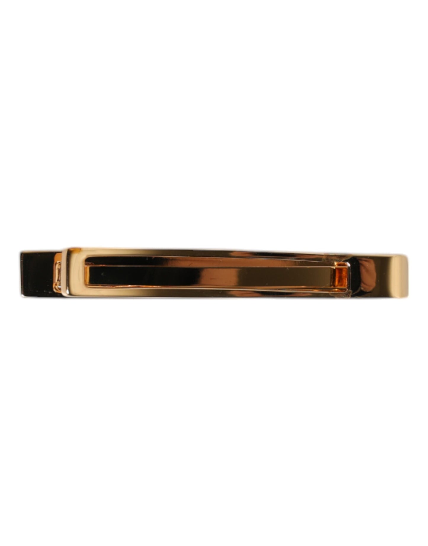 Dolce & Gabbana Krawattenklammer aus goldfarbenem Messing mit Logo