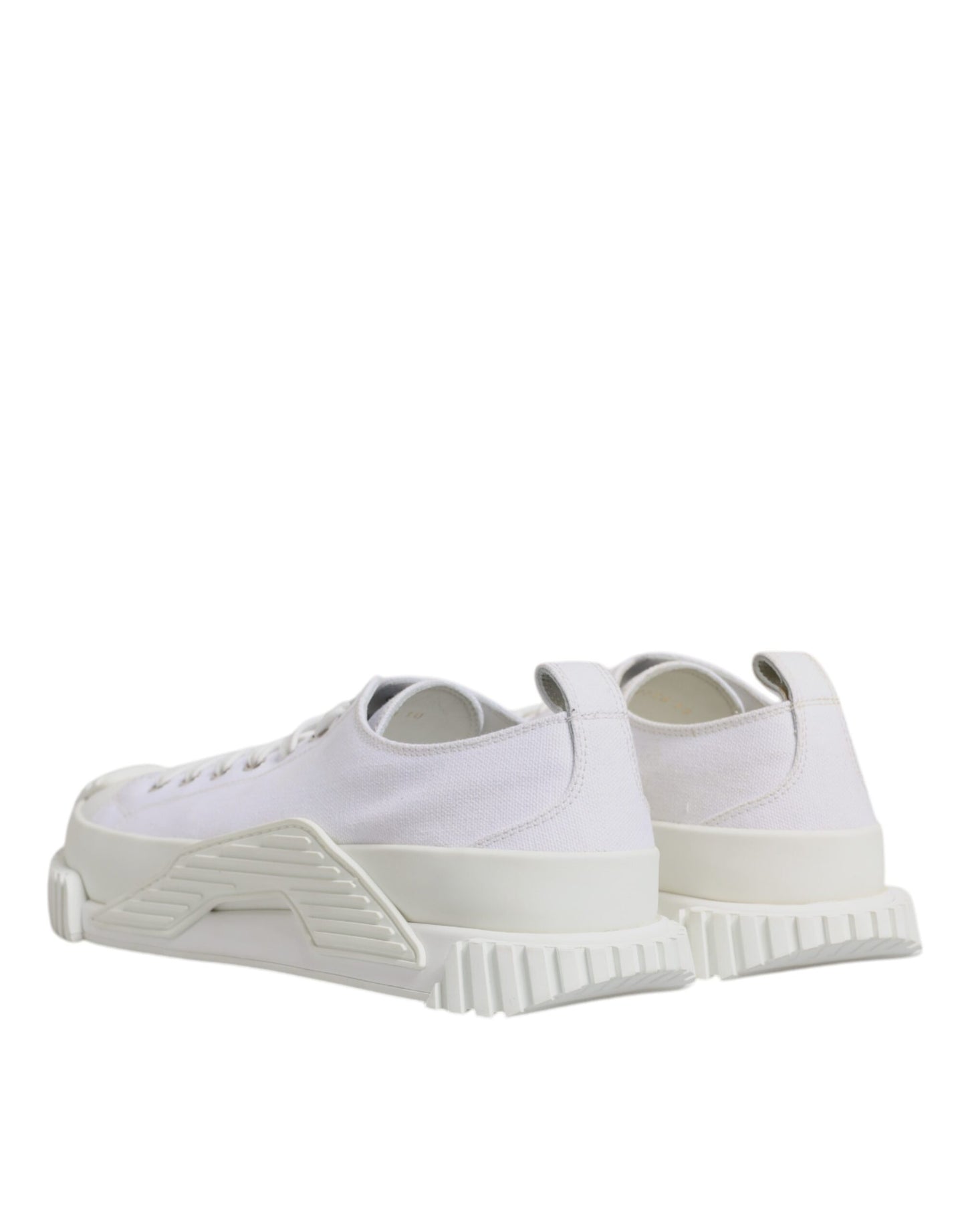 Dolce & Gabbana – Weiße Leder-Sneakers „NS1“ in Niedrig