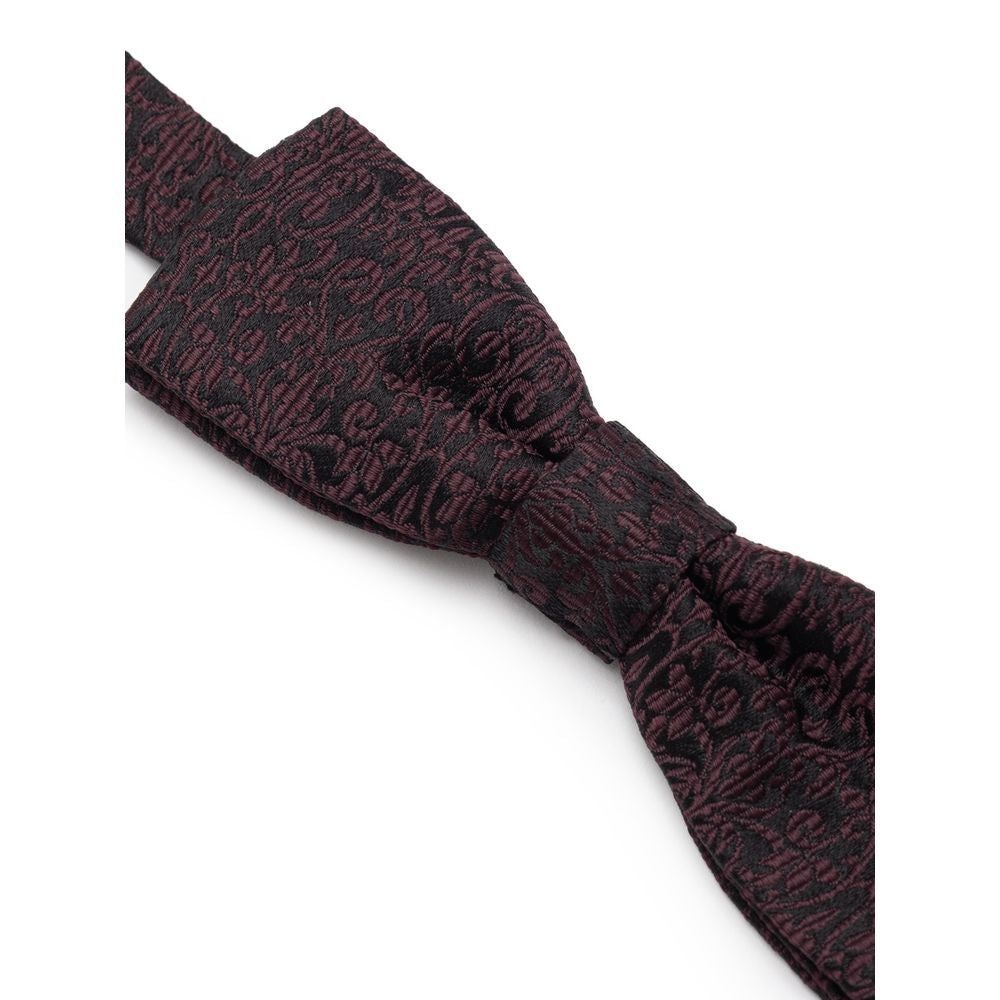 Dolce & Gabbana Schwarze Seidenfliege