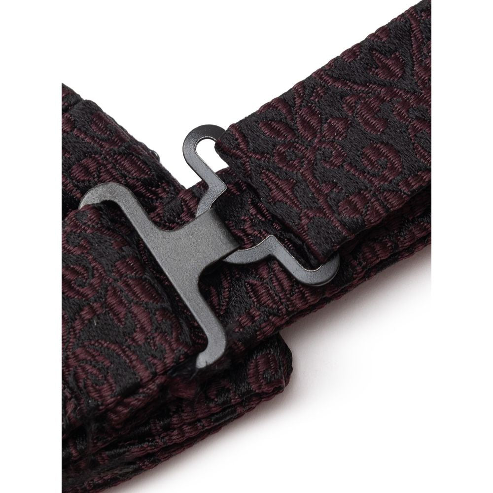 Dolce & Gabbana Schwarze Seidenfliege