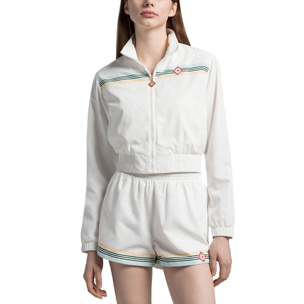 Casablanca Weißes Polyester-Sweatshirt