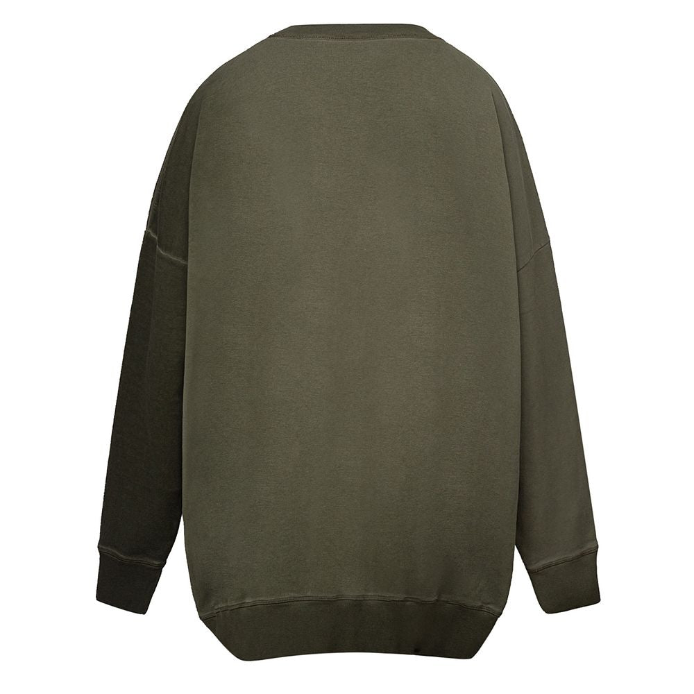 Dsquared² Grüner Baumwoll-Kapuzenpullover