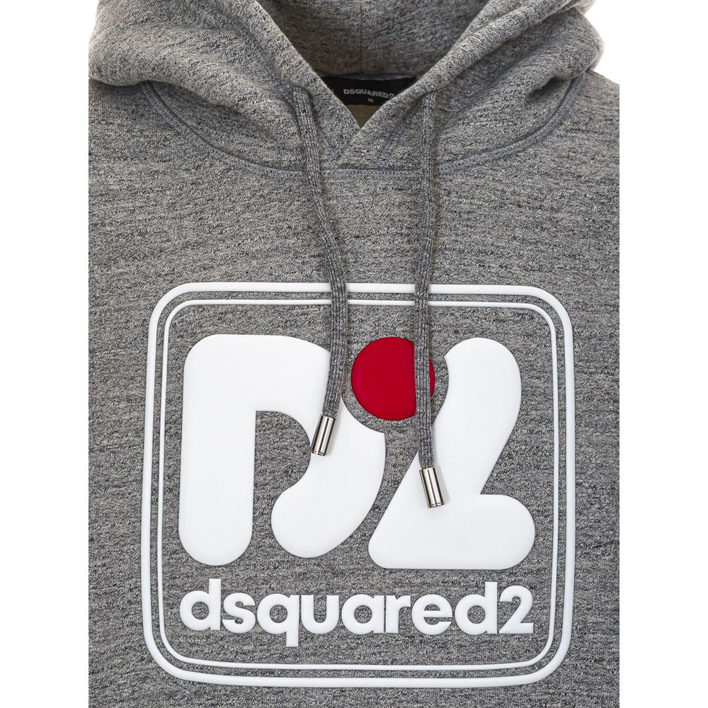 Dsquared² Grauer Baumwoll-Hoodie