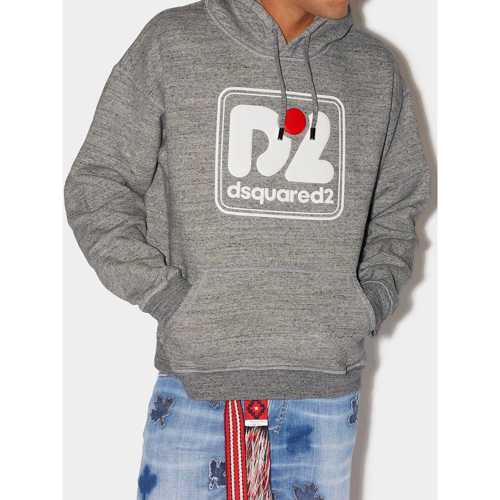 Dsquared² Grauer Baumwoll-Hoodie