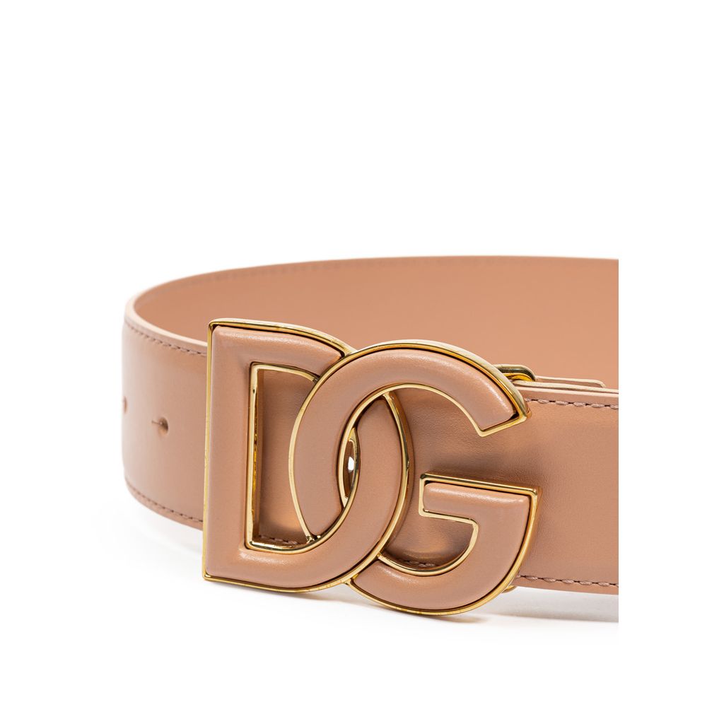 Rosa Ledergürtel von Dolce & Gabbana