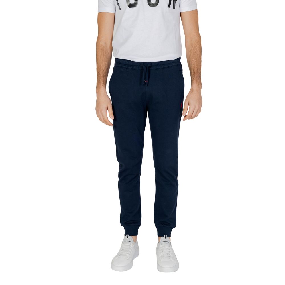 US POLO ASSN. Blue Cotton Joggers Workout Pant