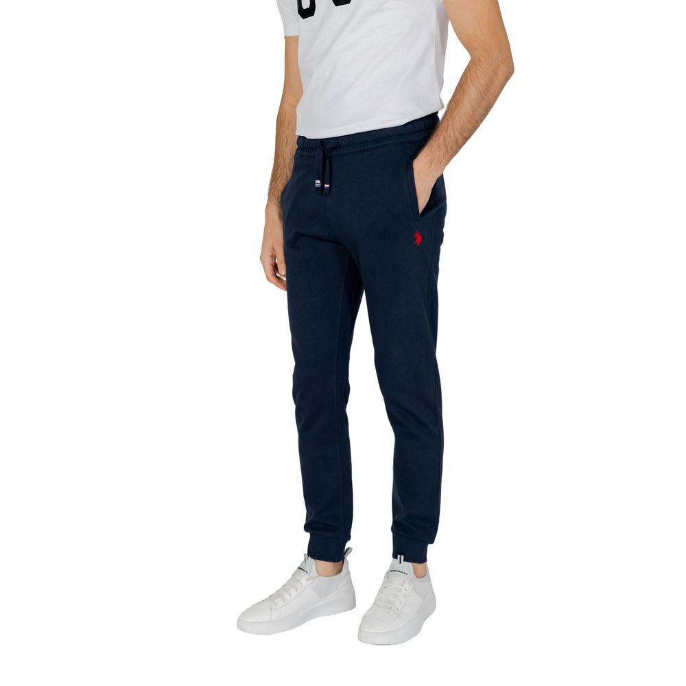 US POLO ASSN. Blue Cotton Joggers Workout Pant