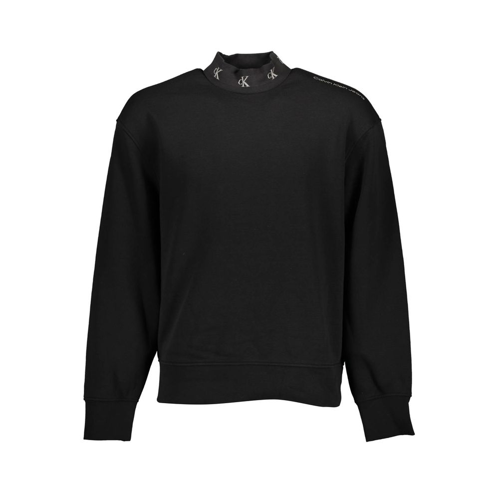 Calvin Klein Herrenpullover aus schwarzer Baumwolle