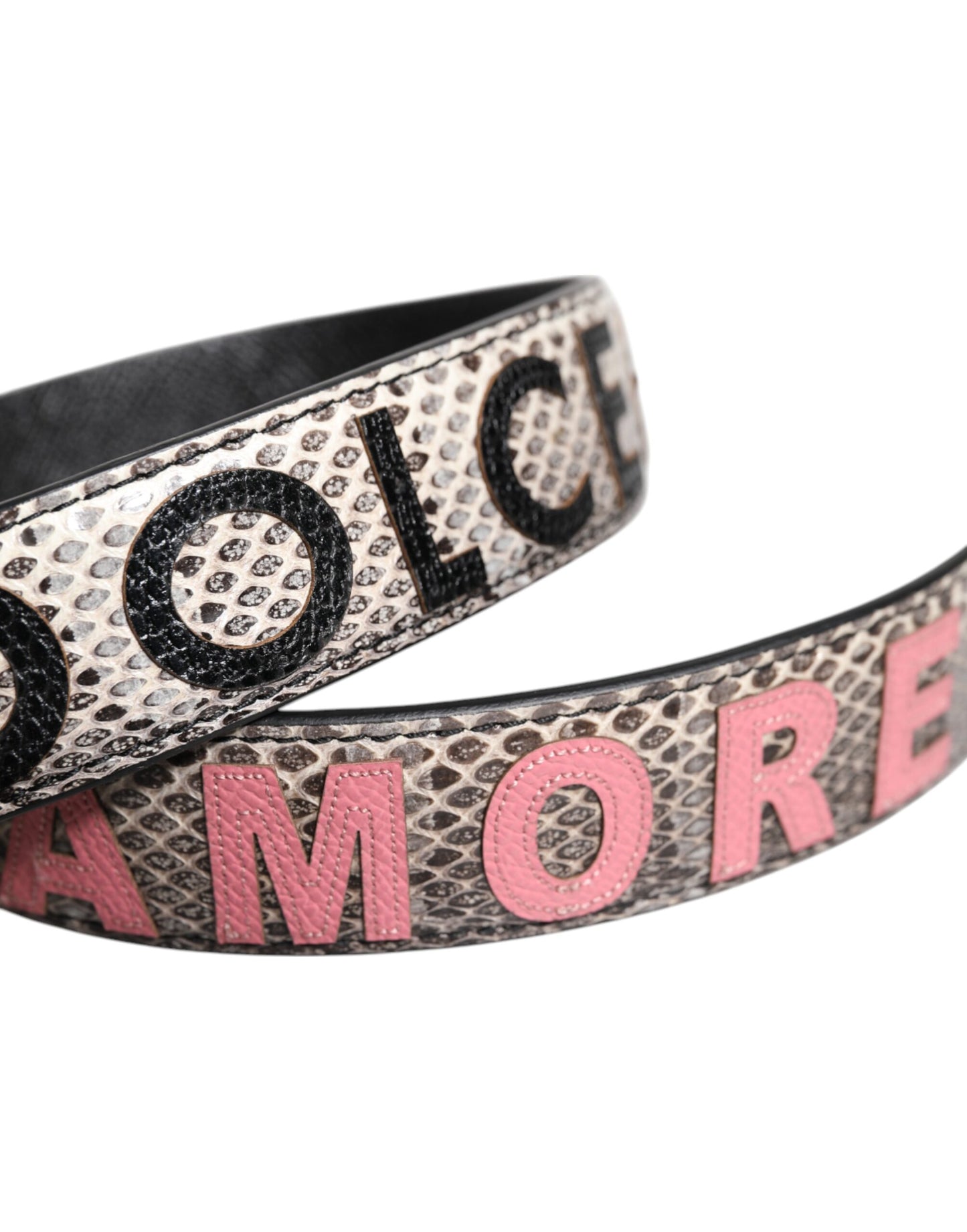 Dolce & Gabbana Mehrfarbiger Schultergurt für die DG AMORE-Patch-Tasche