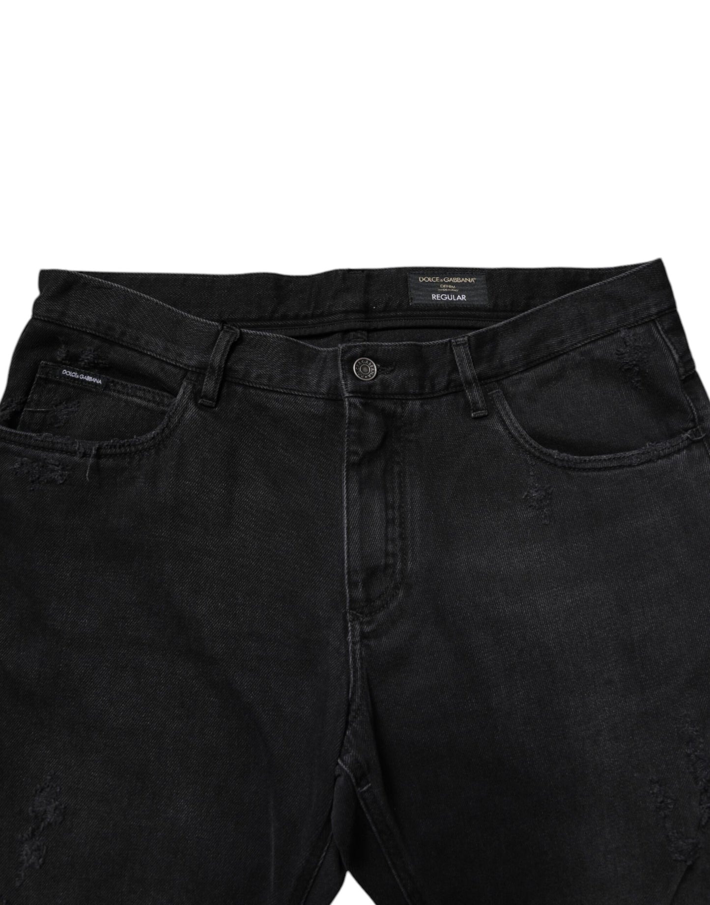 Dolce & Gabbana Schwarze Skinny-Jeans aus Baumwolle für Herren