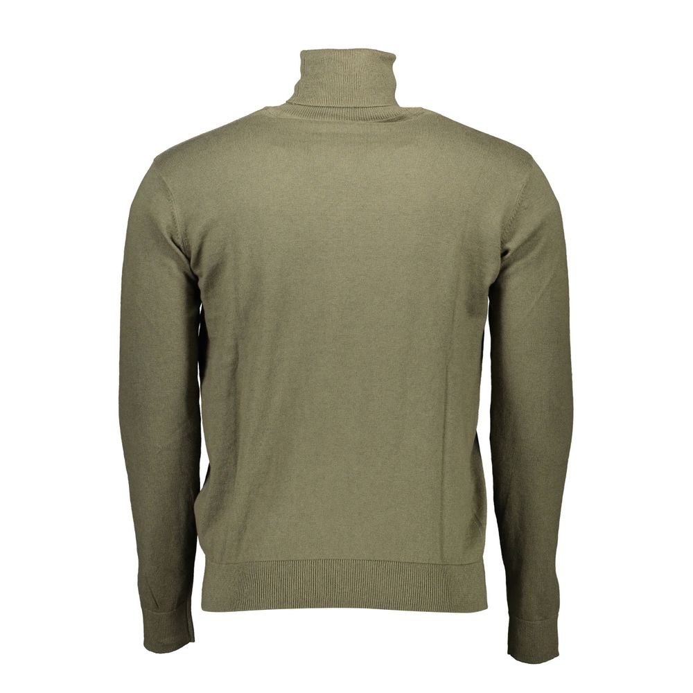 US POLO ASSN. Grüner Baumwollpullover für Herren