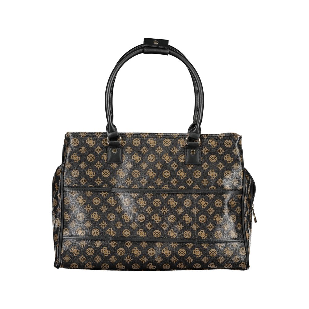 Guess Jeans – Braune Polyethylen-Handtasche