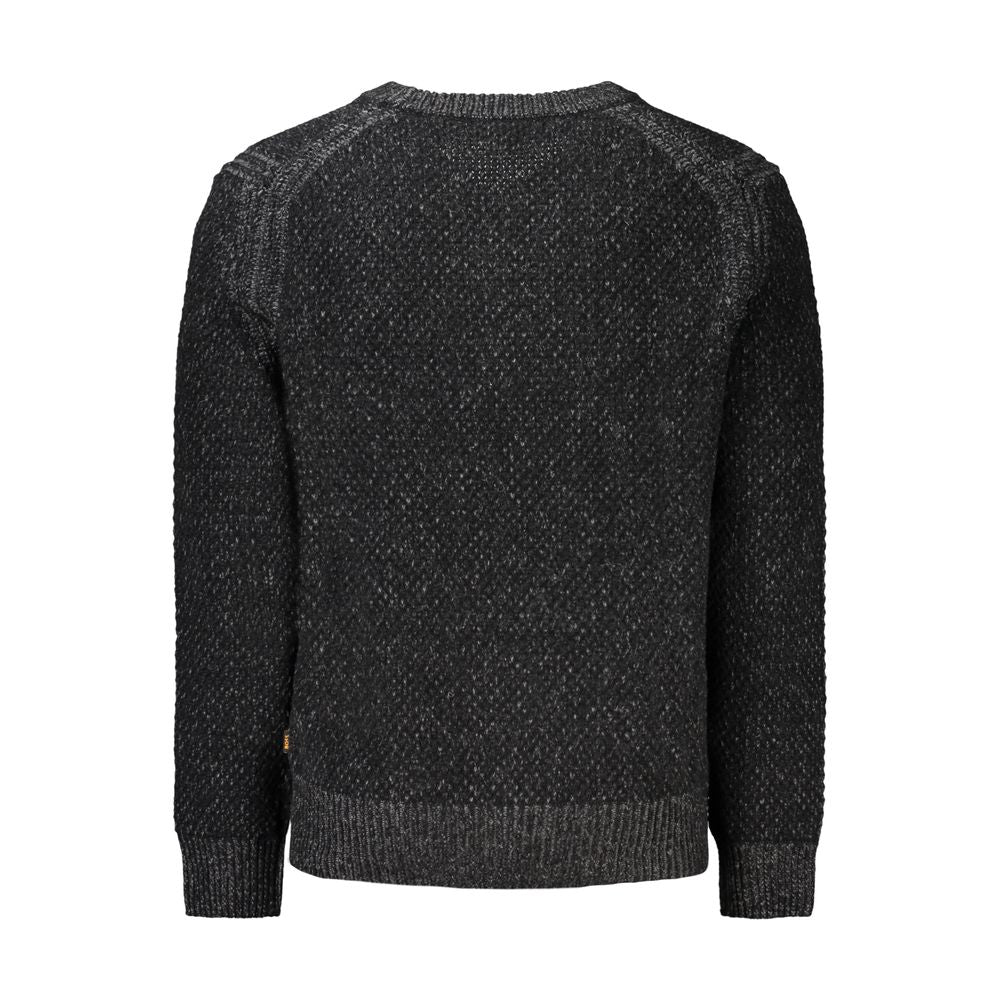 Hugo Boss Schwarzer Wollpullover für Herren