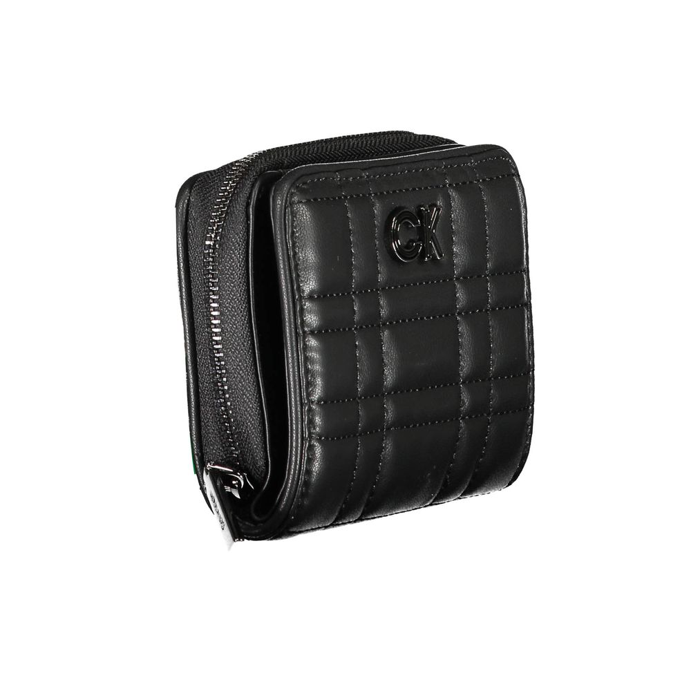 Calvin Klein Schwarze Polyester Damen Geldbörse