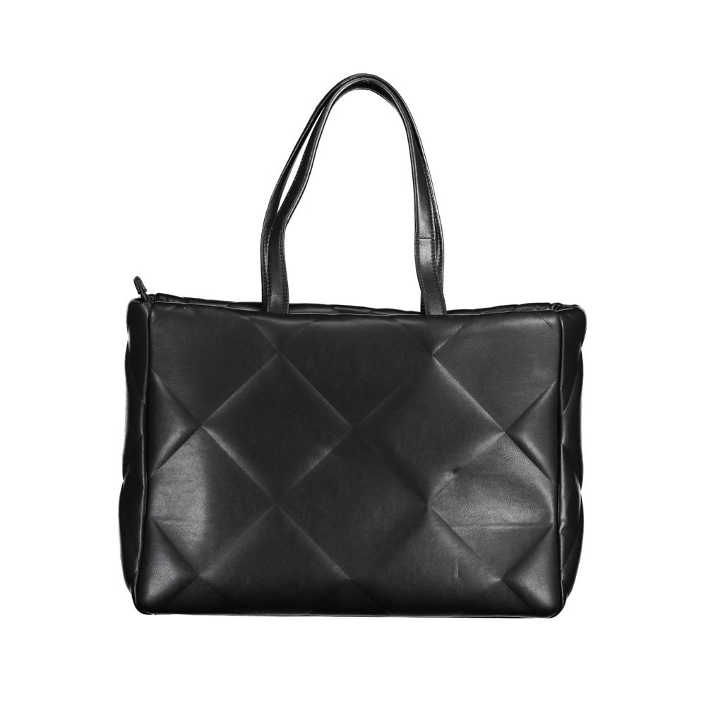 Calvin Klein Schwarze Polyester-Handtasche
