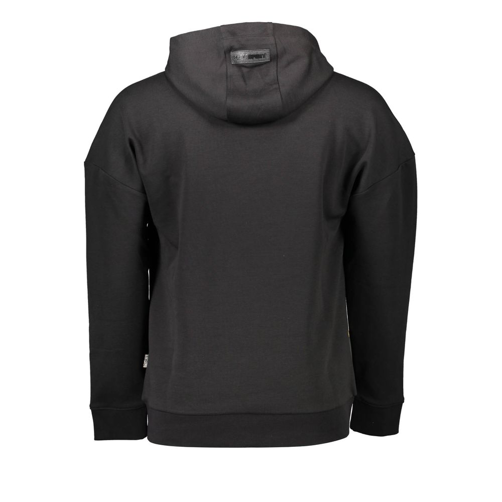 Plein Sport Schwarzer Baumwollpullover für Herren