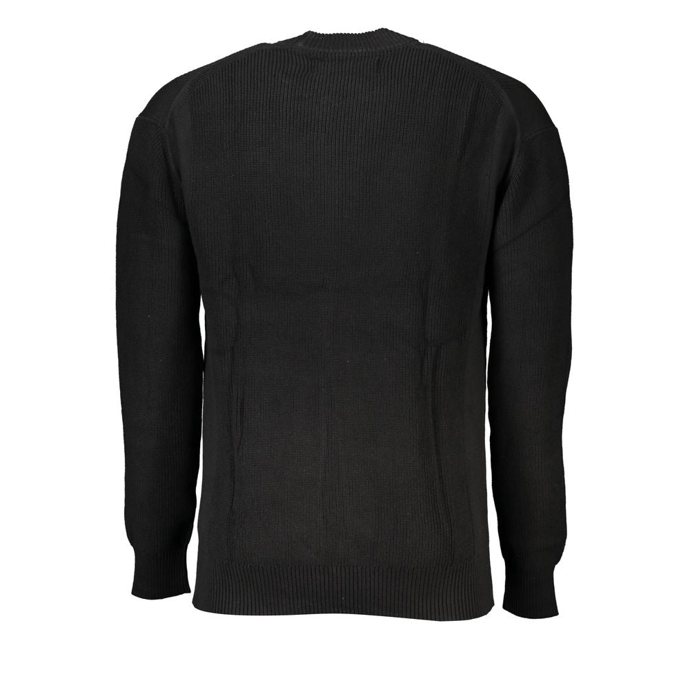 Calvin Klein – Eleganter Rundhalspullover aus Baumwolle mit Kontrastdetails