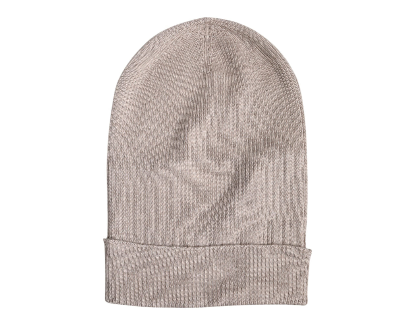 Dolce & Gabbana Beige Kaschmir Strickmütze für den Winter