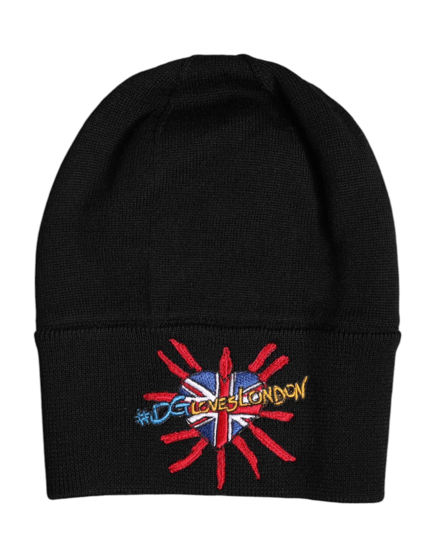Dolce & Gabbana Schwarze #DGLOVESLONDON Strickmütze