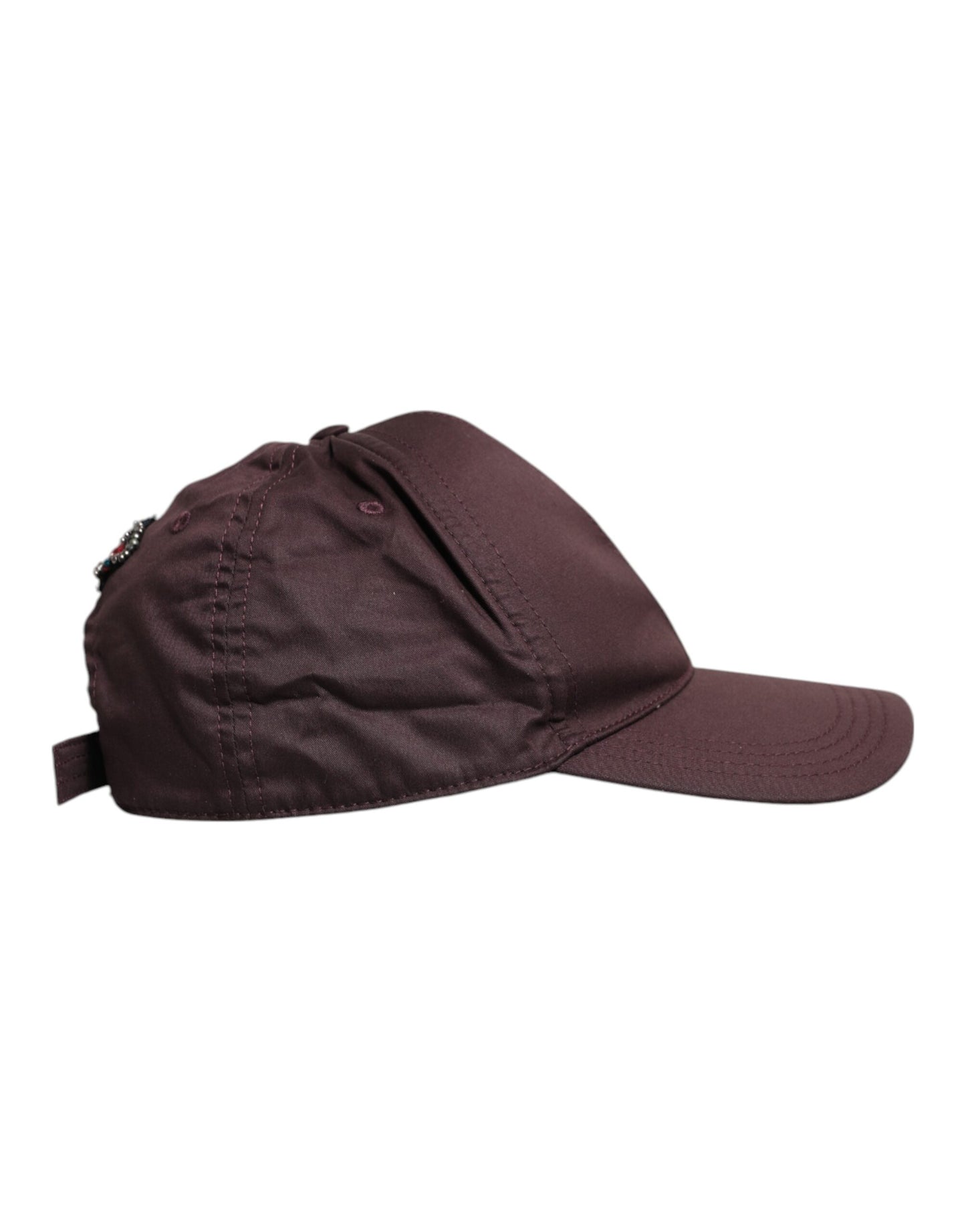 Dolce & Gabbana – Baseballkappe „DG Crown“ aus Baumwolle mit 6 Paneelen, Braun
