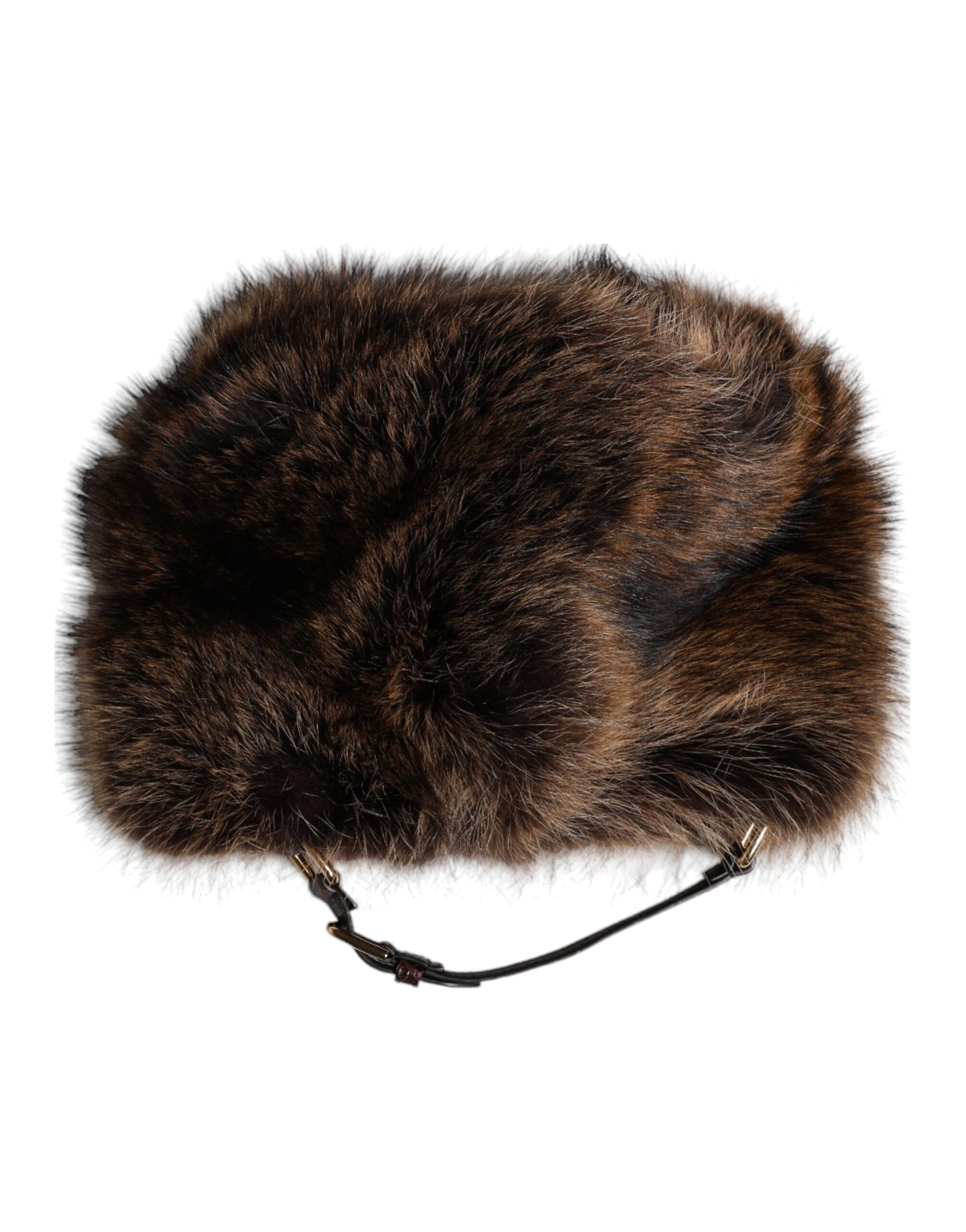 Dolce & Gabbana Brauner Pelz-Bucket-Hut für Damen