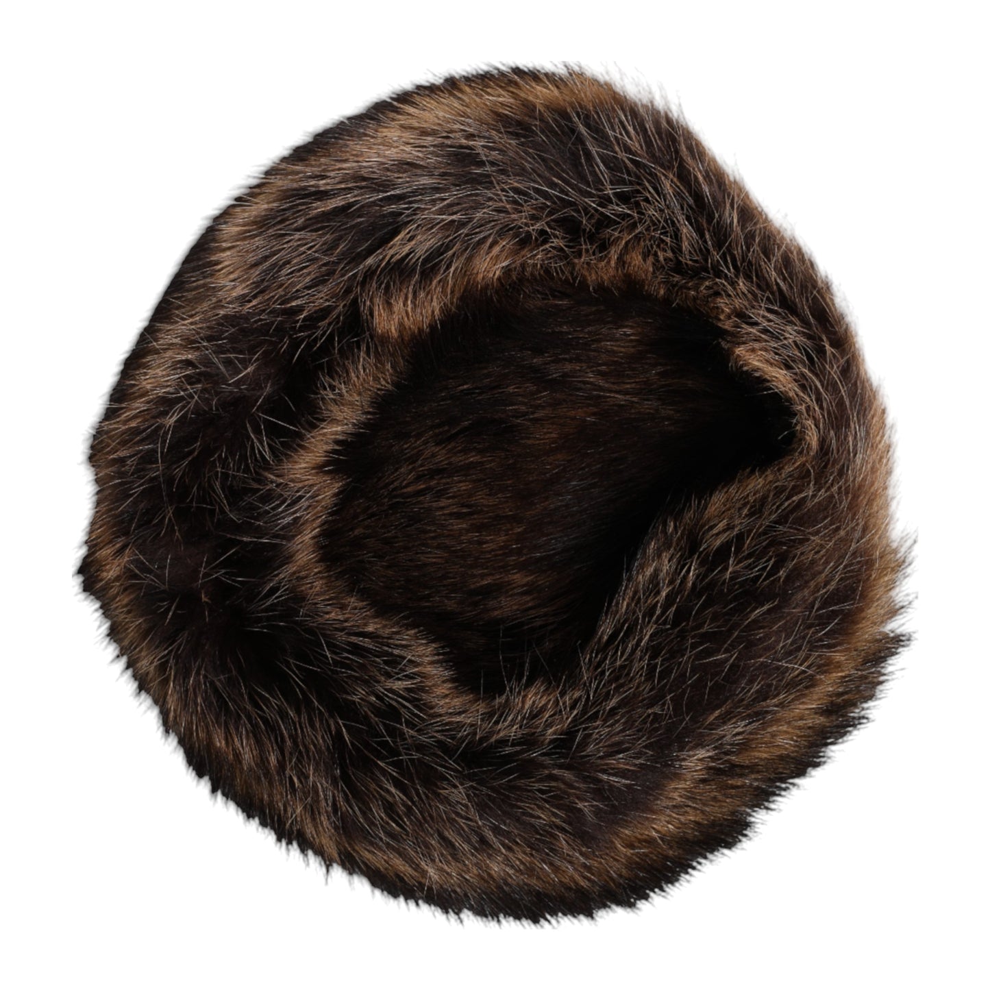 Dolce & Gabbana Brauner Pelz-Bucket-Hut für Damen