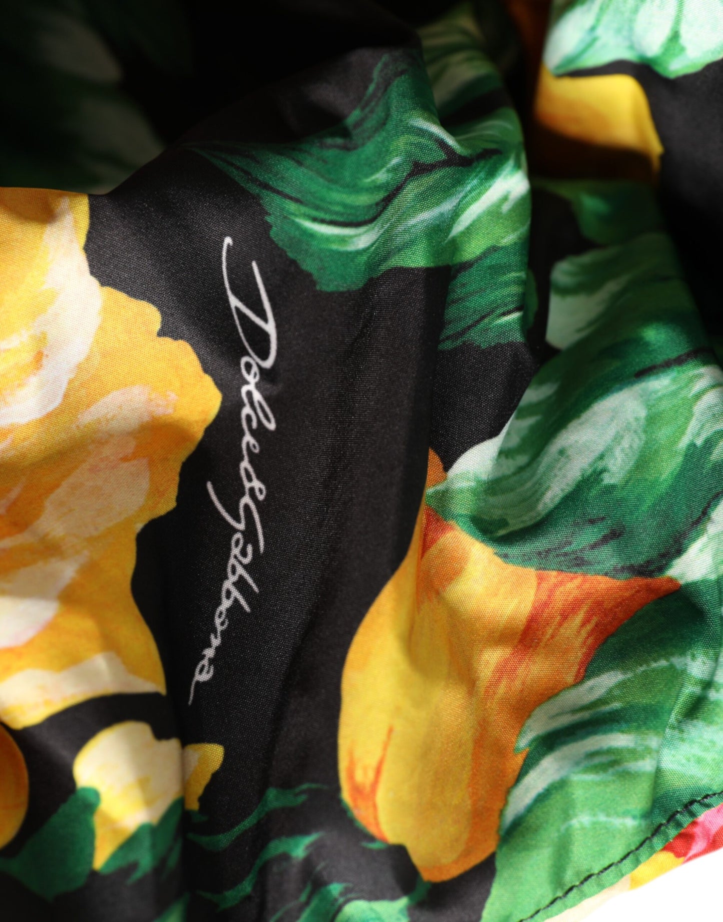 Dolce & Gabbana – Mehrfarbiger Wickelhut mit Blumenmuster