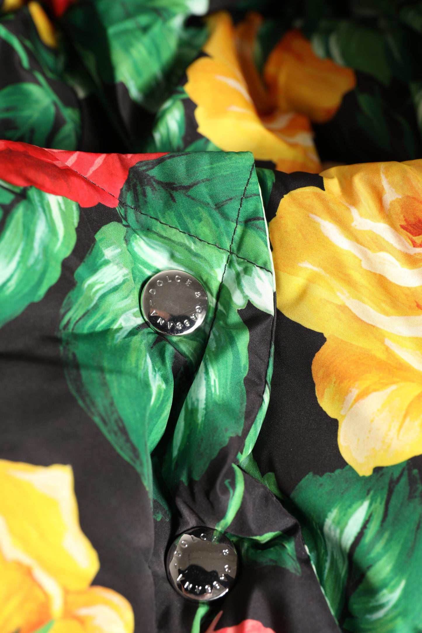 Dolce & Gabbana – Mehrfarbiger Wickelhut mit Blumenmuster