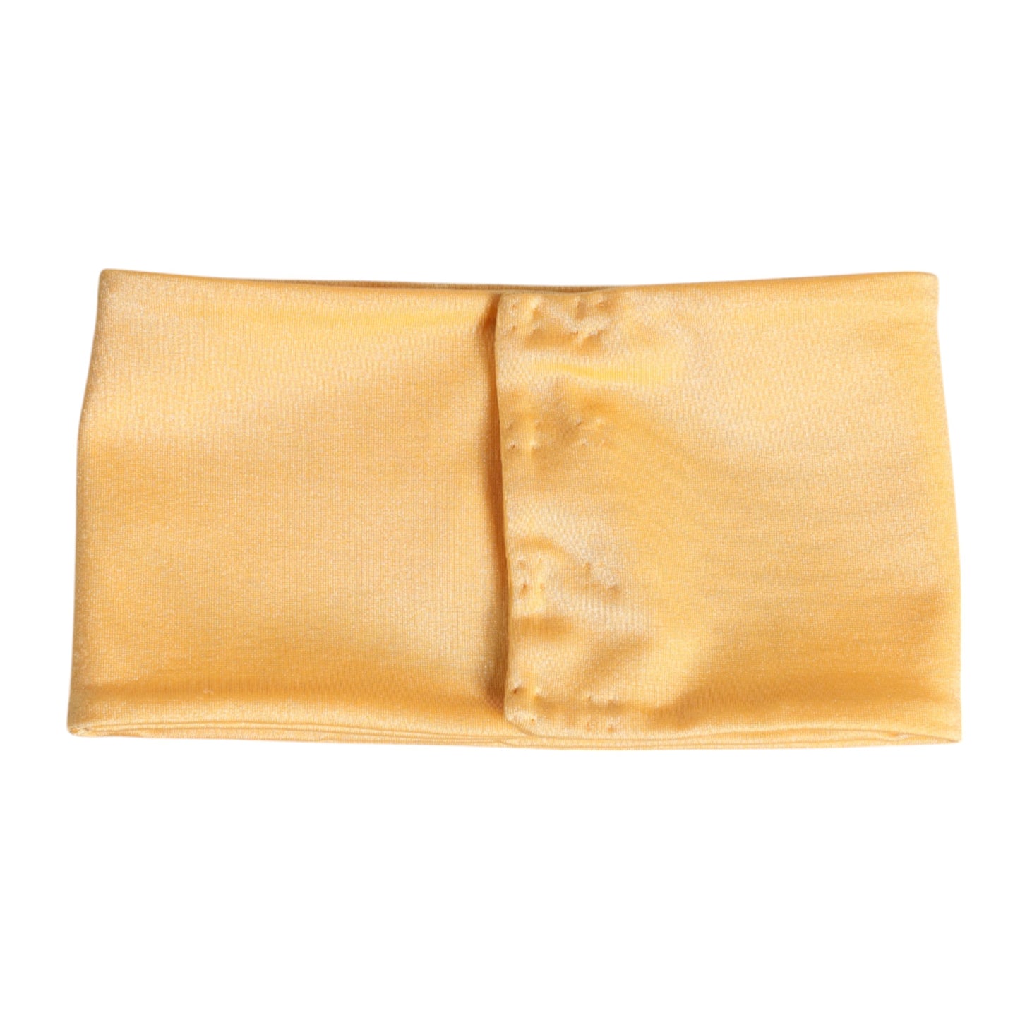Dolce & Gabbana – Gelber Nylon-Stretch-Halswärmerschal für Damen