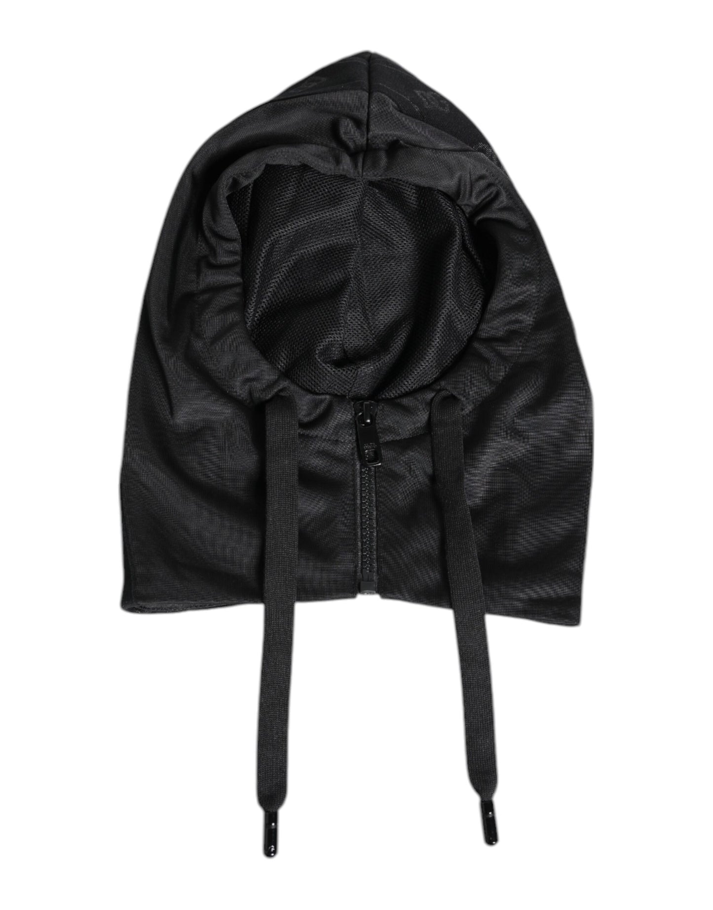 Dolce & Gabbana – Schwarzer Polyester-Wickelhut für den ganzen Kopf