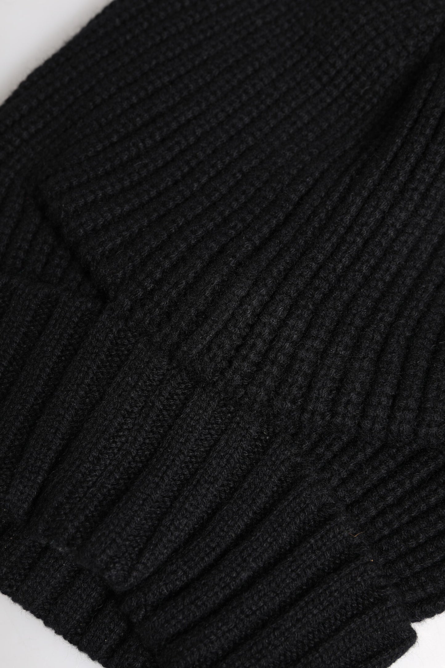 Dolce & Gabbana – Schwarze Wintermütze aus Kaschmir