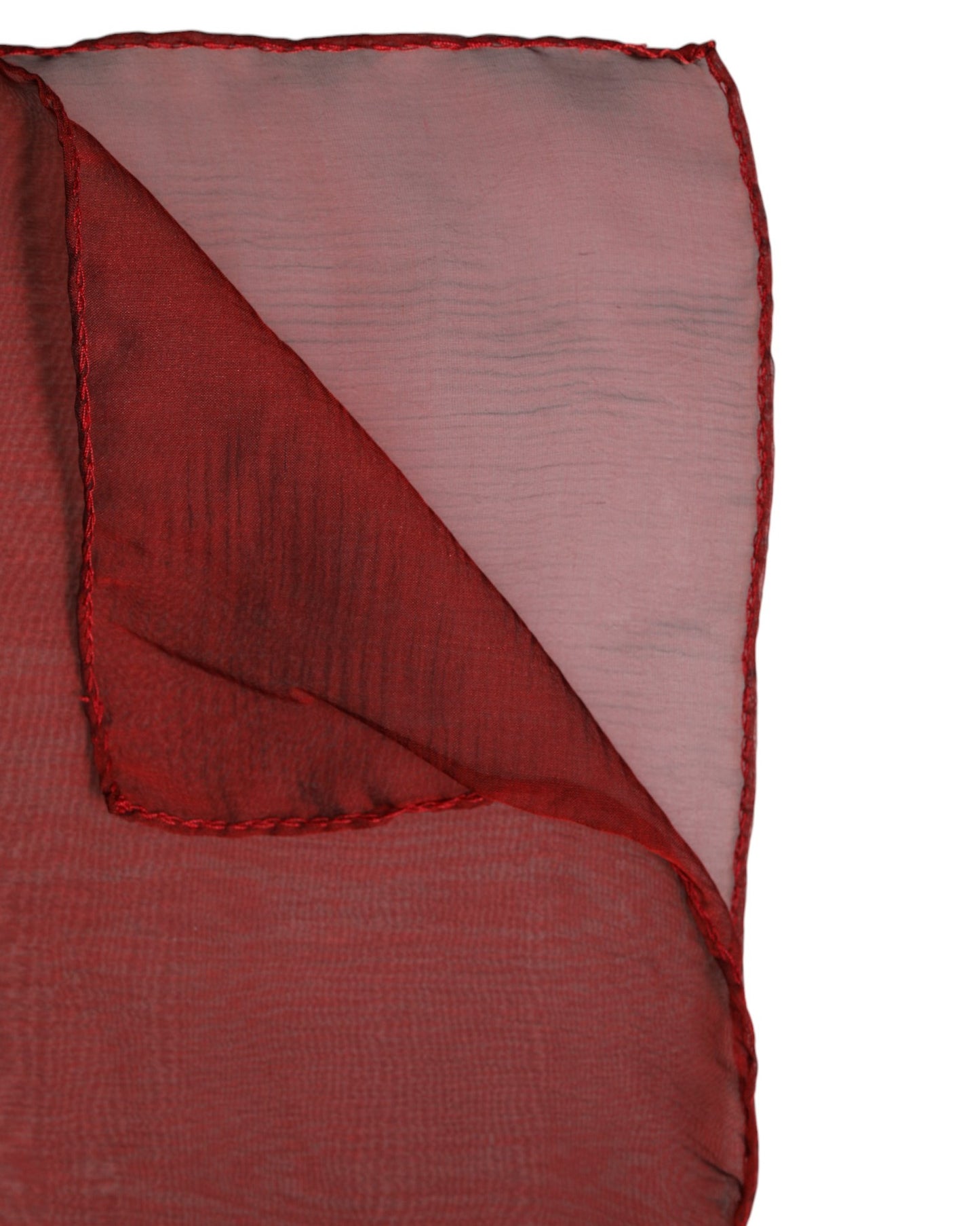 Dolce & Gabbana Roter rechteckiger Seidenschal für Damen