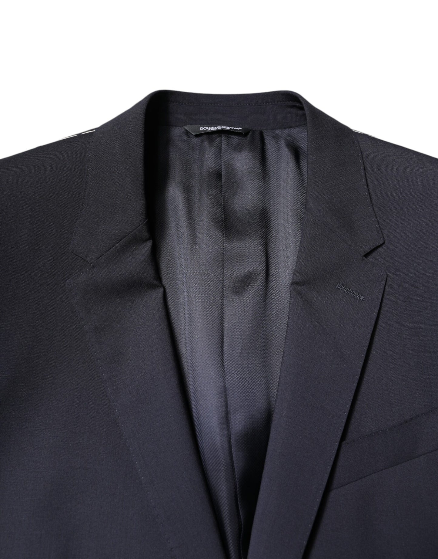 Dolce & Gabbana Schwarzer MARTINI Einreihiger Mantelblazer