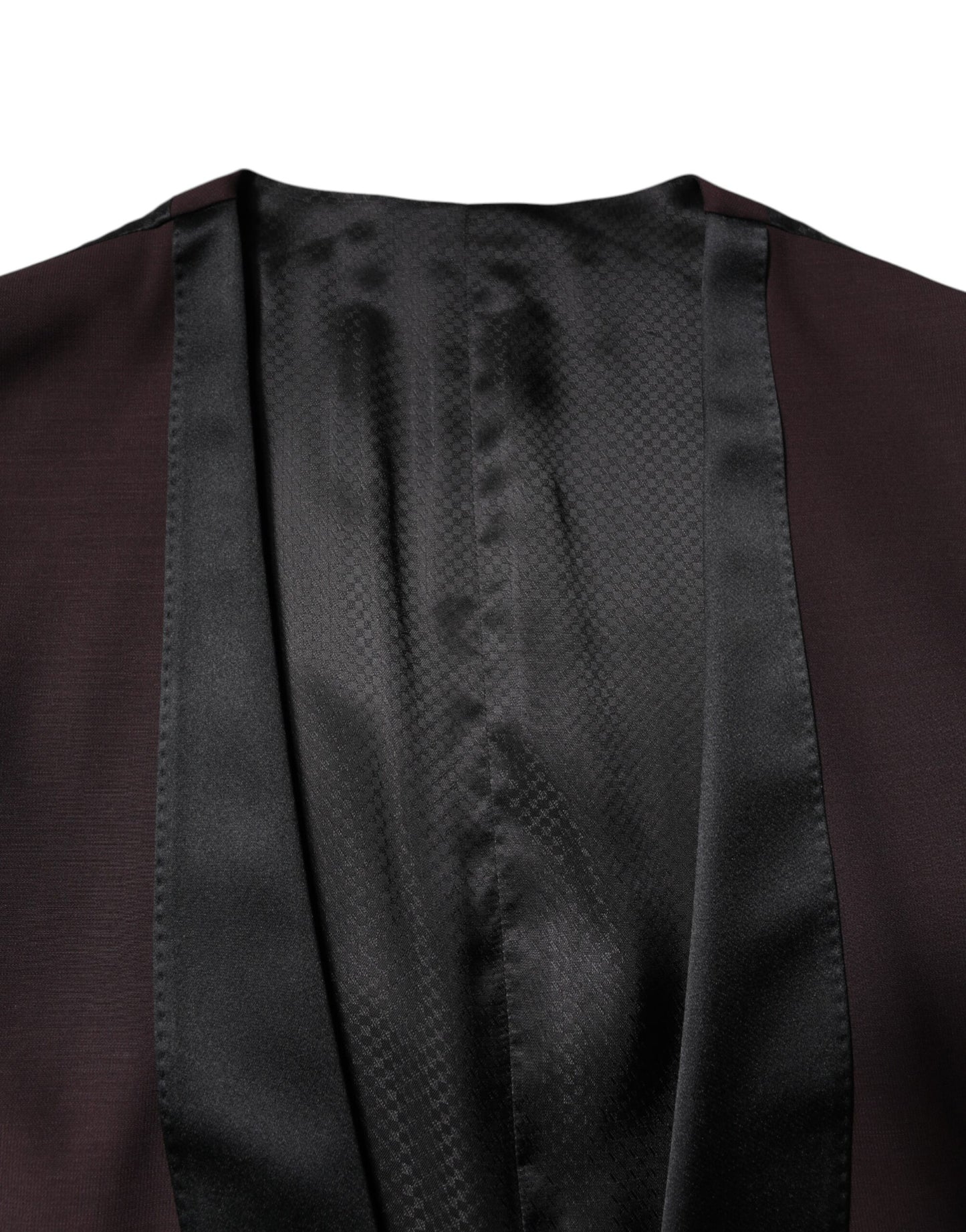 Dolce & Gabbana Kastanienbraune Wollweste, formelle Weste