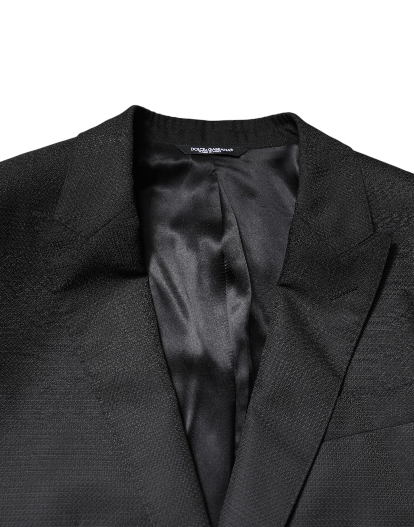 Dolce & Gabbana – Schwarzer, einreihiger, formeller, zweiteiliger Anzug