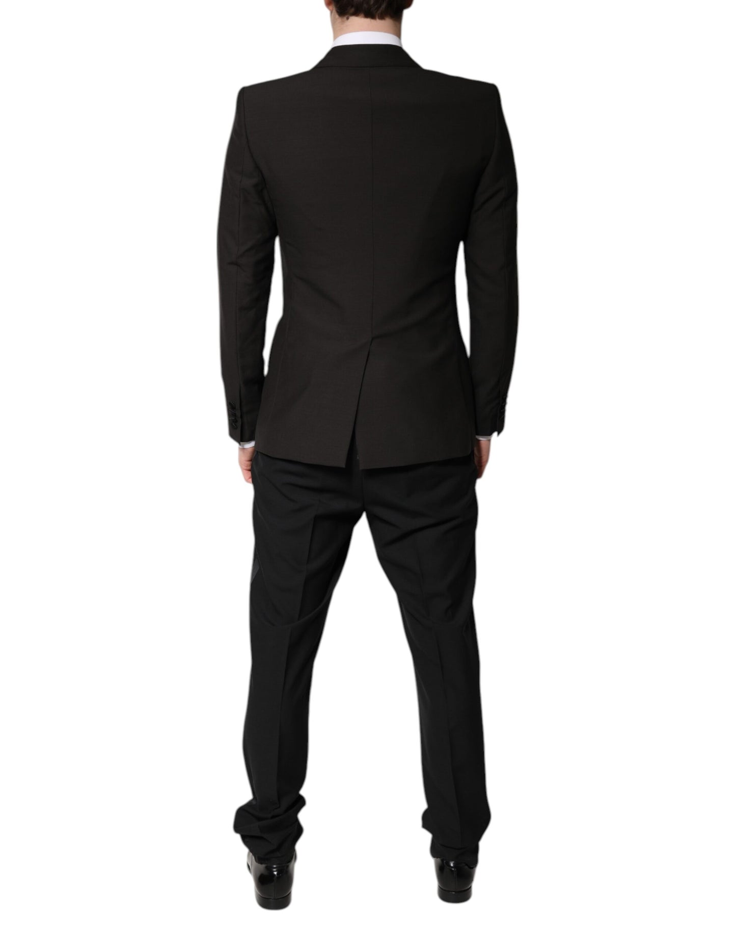 Dolce & Gabbana – Schwarzer, einreihiger, formeller 3-teiliger Anzug